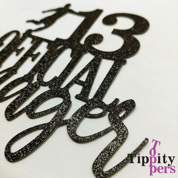 Official Teenager 13th Birthday Cake Topper
