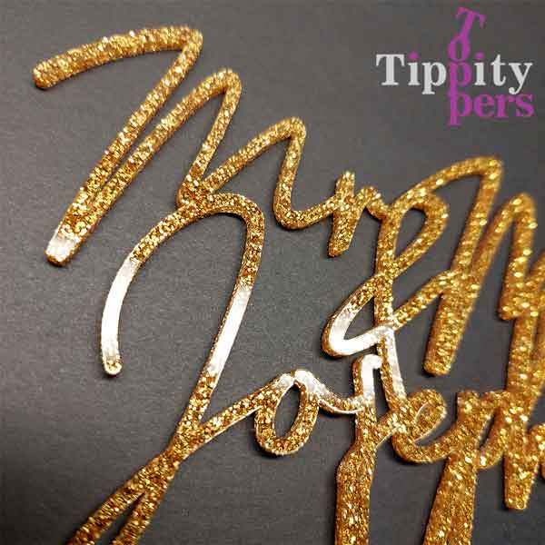 Cake topper de mariage Mr&Mrs personnalise avec nom de famille