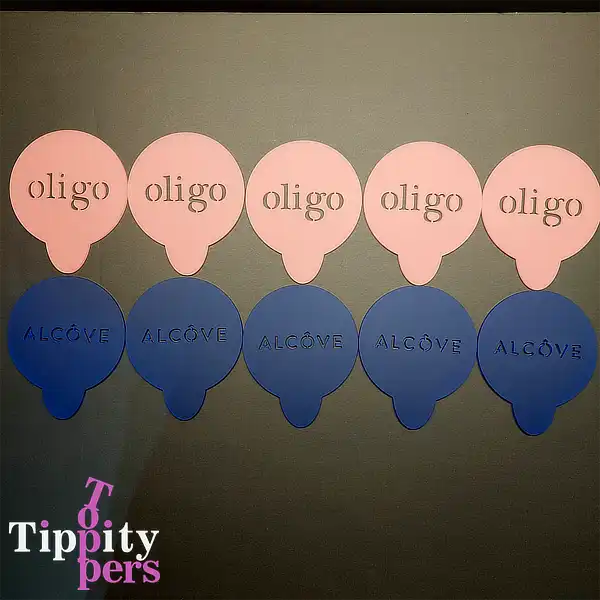 Customizable Acrylic Cocktail stencils