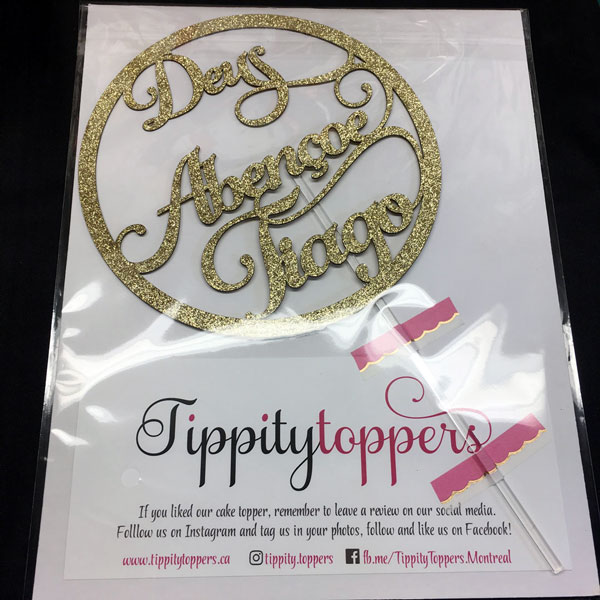 Cake Topper Pour Baptême, Première Communion ou Confirmation Personnalisé