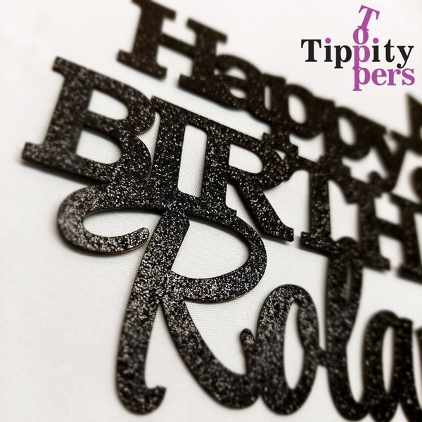 Joyeux 50e anniversaire cake topper