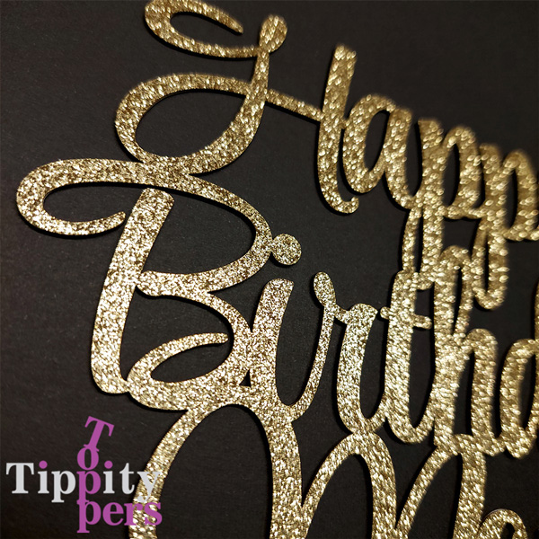 Joyeux anniversaire maman cake topper