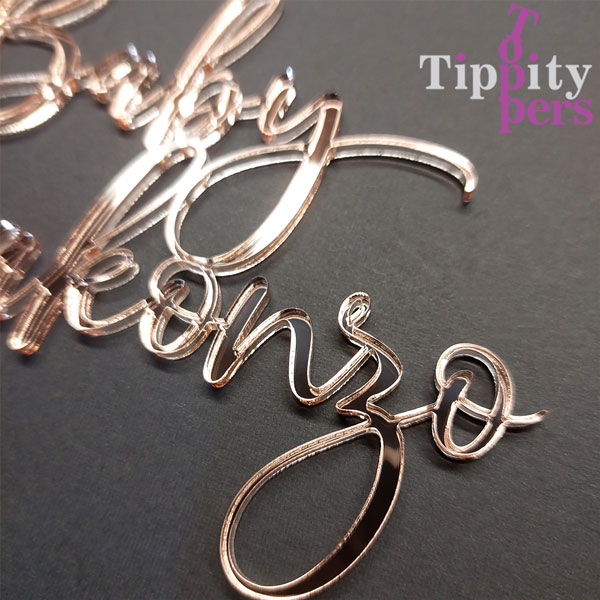 Customizable Acrylic Baby Shower Cake Charm
