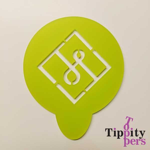 Customizable Acrylic coffee stencils