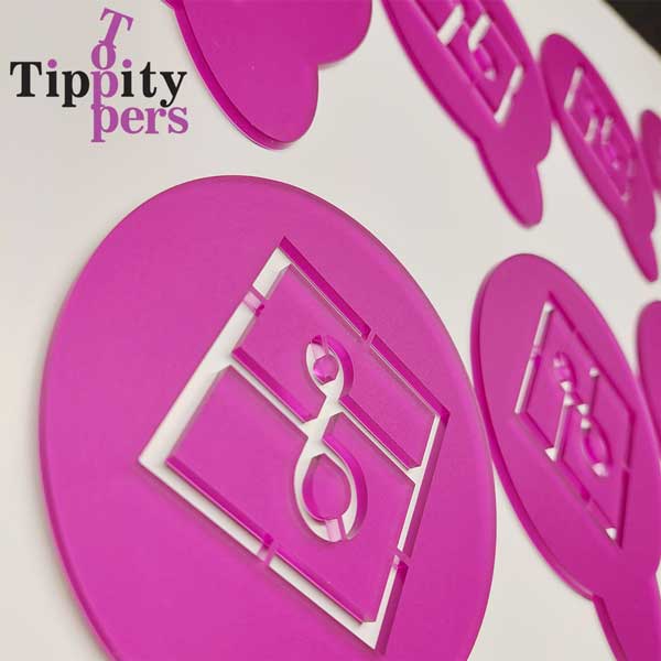 Custom Acrylic stencils for brand or company logo
