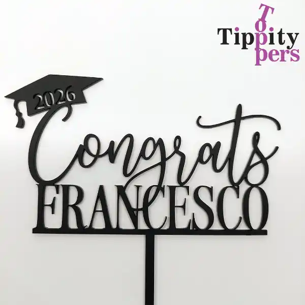 Acrylic Cake topper for new graduate