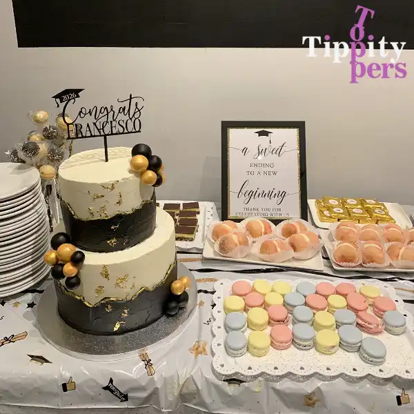 Custom Acrylic Cake topper for graduation personalized with Name