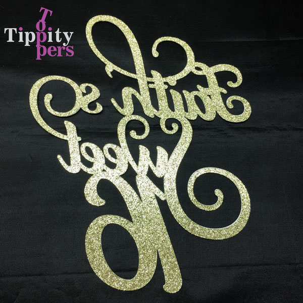 Sweet sixteen anniversaire cake topper