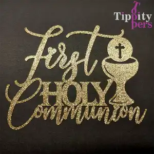 Cake Topper for first Communion with chalice