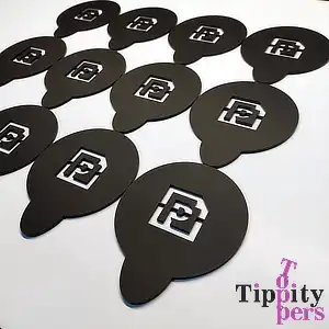 Pochoir Personnalisé en Acrylique pour Café ou Cocktail