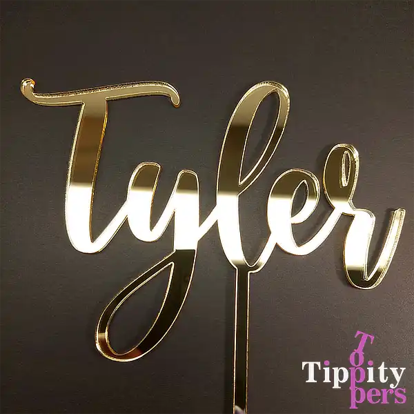Cake Topper Avec Nom Pour Baptême