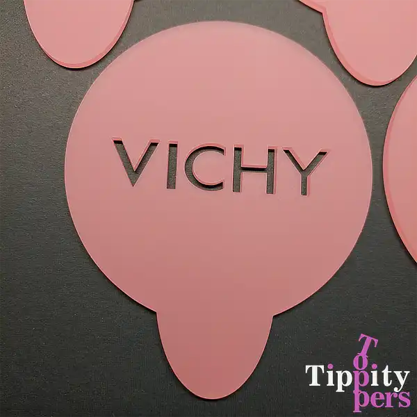 Custom reusable acrylic coffee stencils